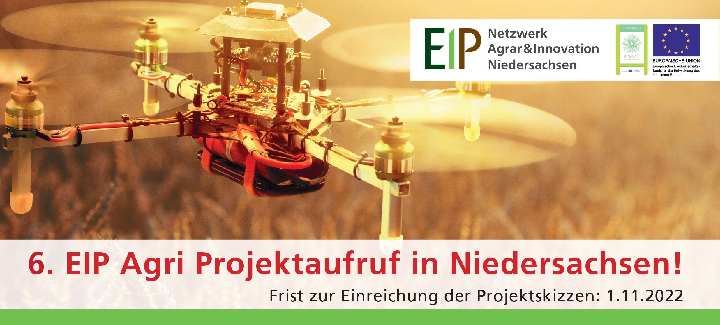 6. EIP Agri Projektaufruf in Niedersachsen