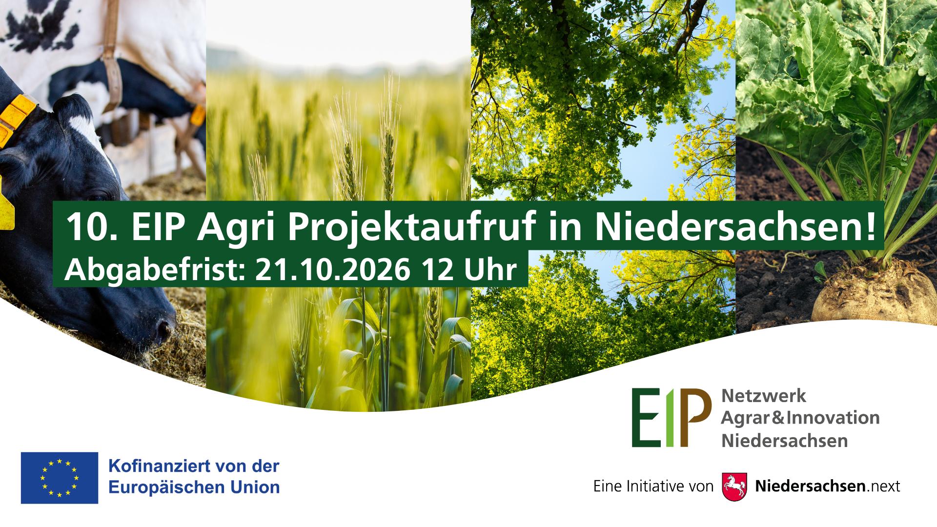 10. EIP-Agri-Projektaufruf in Niedersachsen